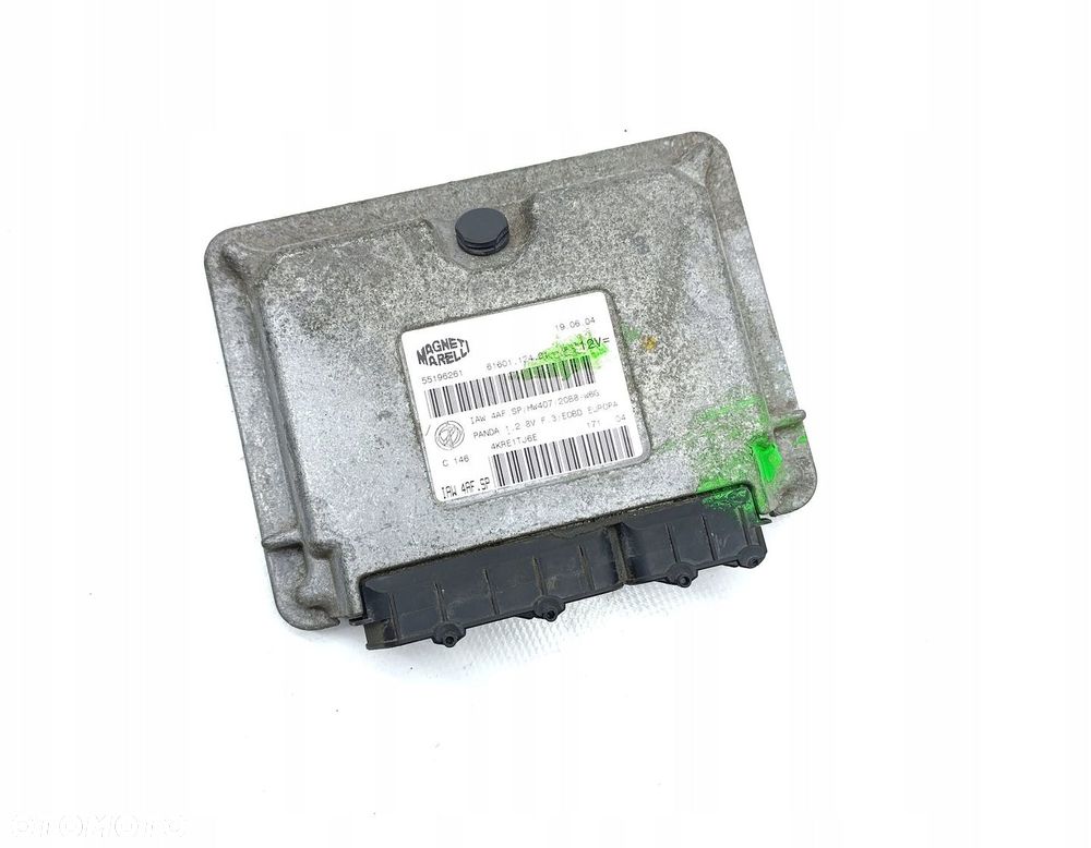 KOMPUTER SILNIKA STEROWNIK FIAT PANDA 55196261 - 1
