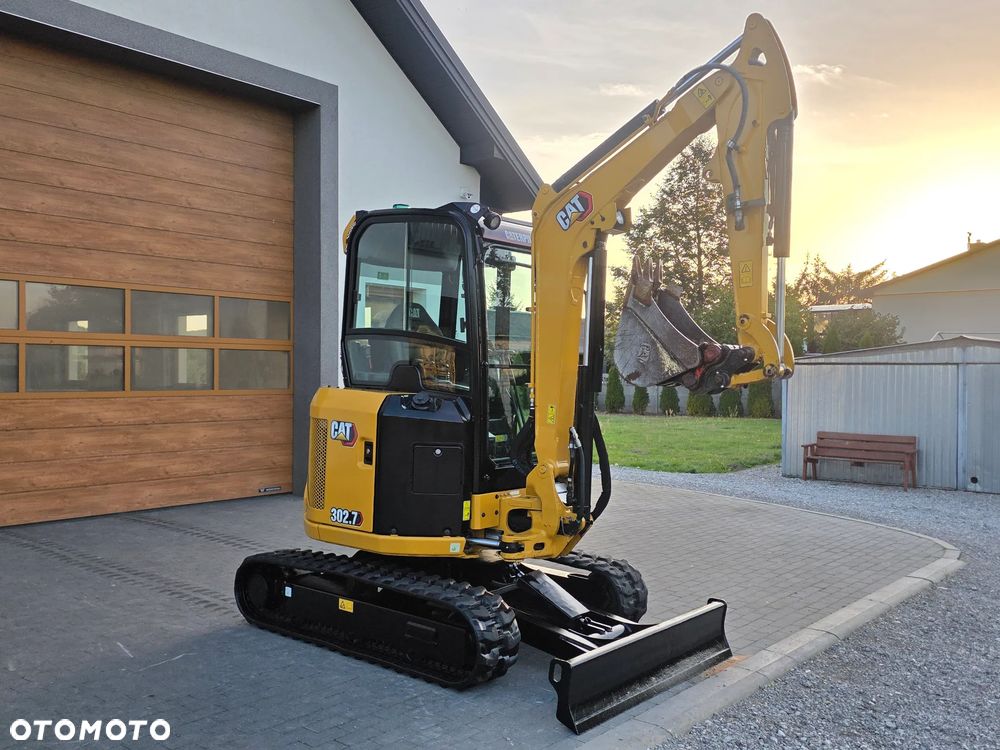 Caterpillar CAT 302.7 CR mini koparka szybkozłącze 3 łyżki piękna serwisowana 1 wł JCB sprowadzona w oryginale - 23