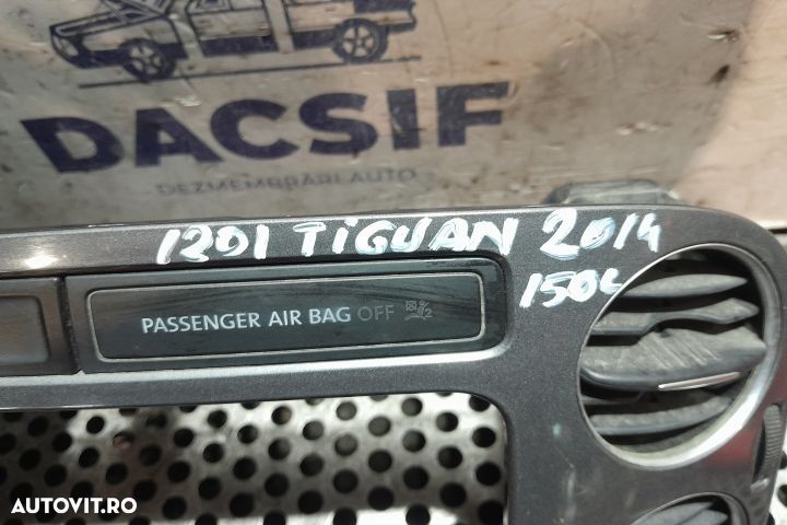 Grila ventilatie bord centru 5N0858071E 5N0858071E Volkswagen VW Tigu - 2