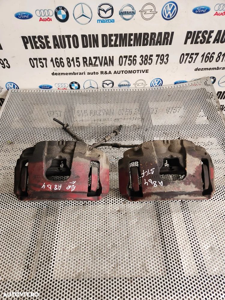 Etrieri Etrier Stanga Dreapta Fata Audi A8 4H D4 3.0 D An 2010-2011-2012-2013-2014-2015-2016-2017 Dezmembrez Audi A8 3.0 Tdi Motor CLA Cutie NNY An 2010-2011-2012-2013-2014-2015-2016-2017 - Dezmembrari Arad - 1