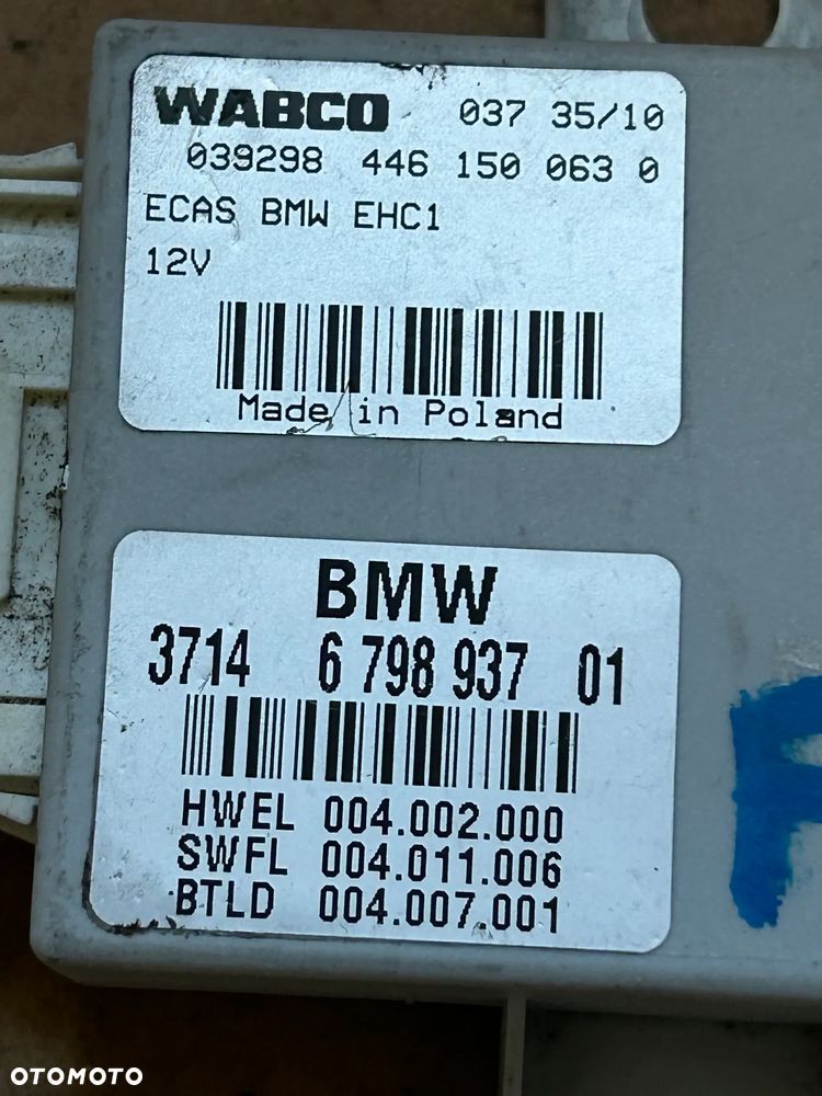 BMW 5 F11 TOURING MODUŁ STEROWNIK ZAWIESZENIA NIVO 6798937 - 3