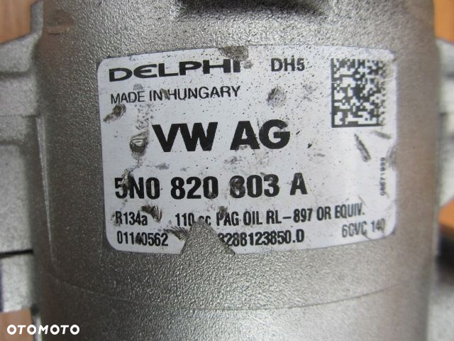 VW AUDI SEAT SKODA 1.9 2.0 TDI SPRĘŻARKA kompresor klimatyzacji 5N0820803A - 3