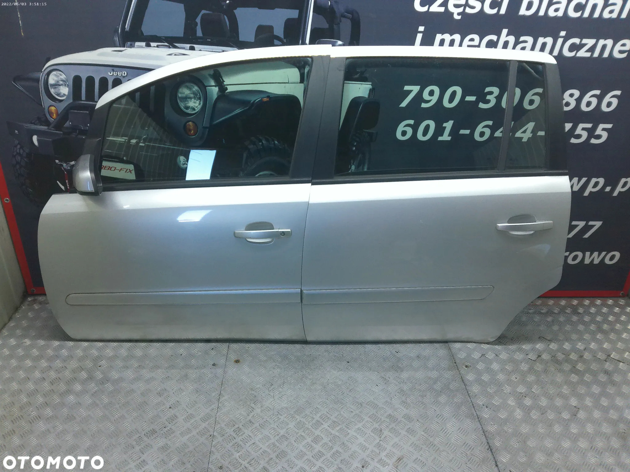 Opel zafira b drzwi lewe przód tył z157 - 2