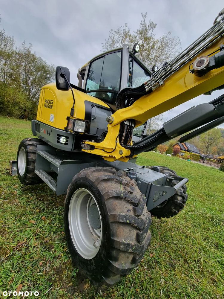 Wacker Neuson EW65 Koparka Kołowa 8ton 3xRamię +ROTOTIL+ Skosowanie Hydr+Centr.Smarowanie Pompa ON Łyżki z Norwegii Jak Nowa 2020r PERKINS silnik STABILIZATORY Kamera Klima - 24