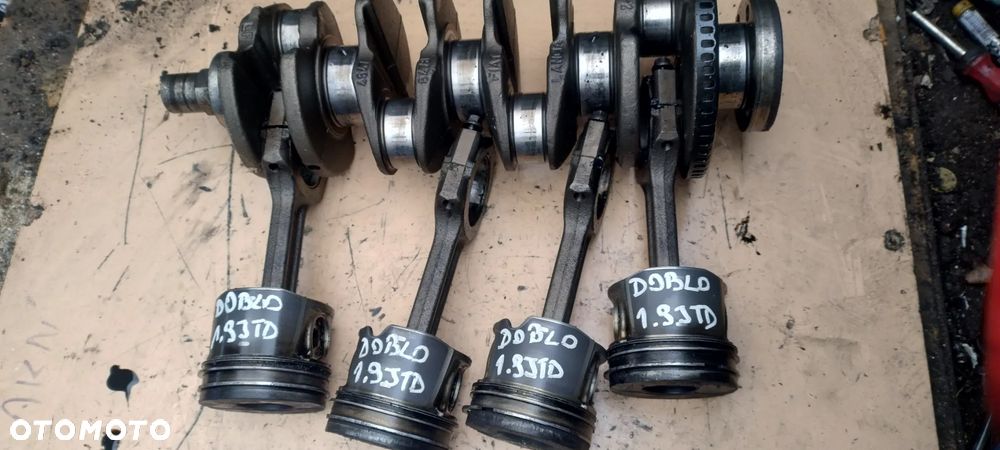 OPEL ASTRA H 1,9CDTI Z19DTH wał korbowy tłok korbowód FIAT ALFA ROMEO 1,9JTD - 2