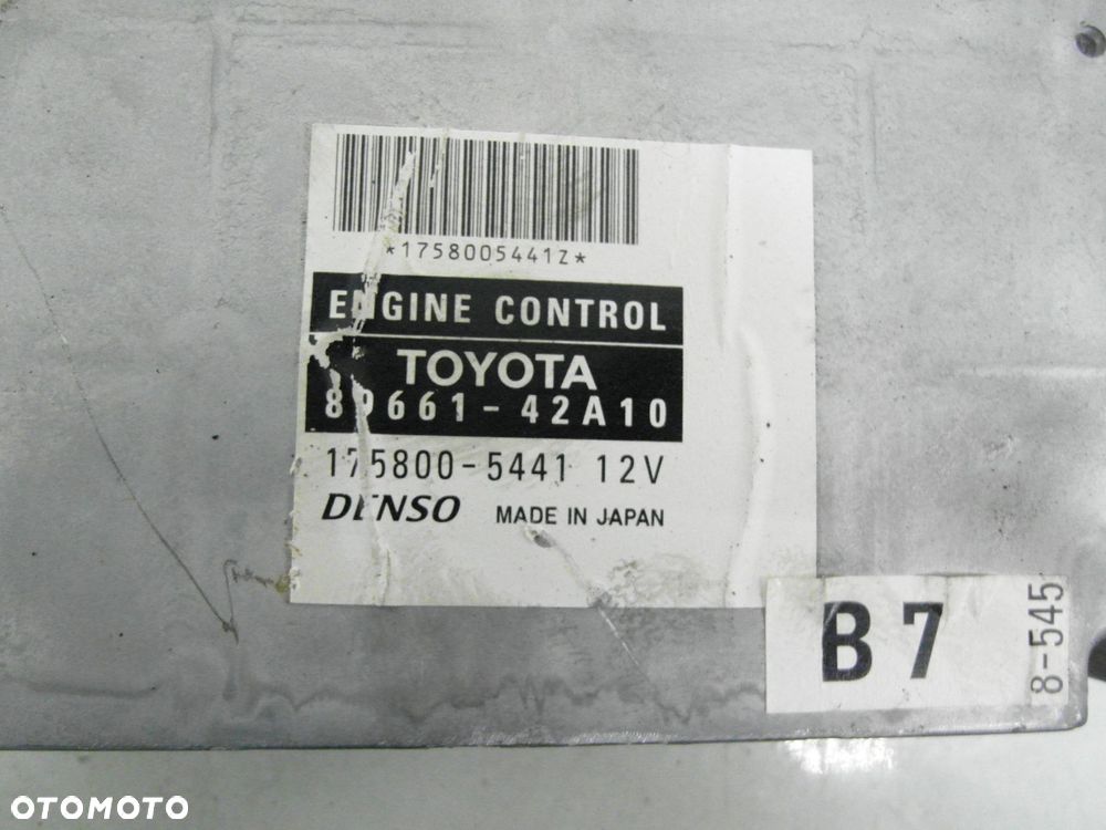 STEROWNIK TOYOTA RAV 4 II 2.0 D-4D 8966142A10 1758005441 - 5