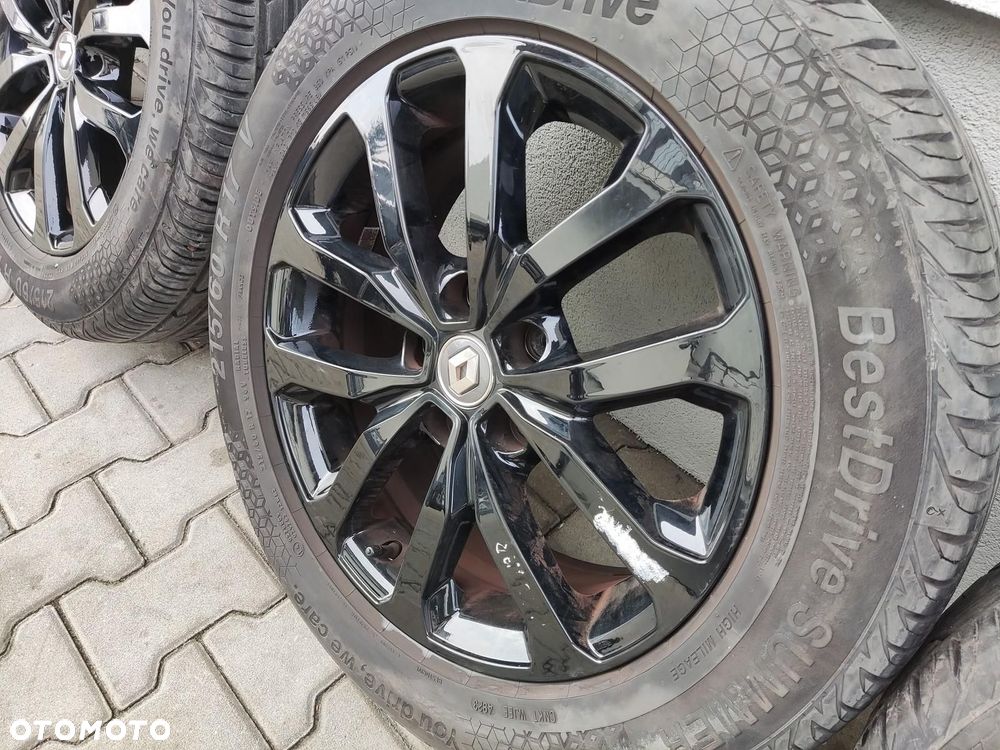 KOŁA OPONY FELGI ALUMINIOWE 17 RENAULT KADJAR LIFT 2018-22 5X114,3 7J ET40 - 6