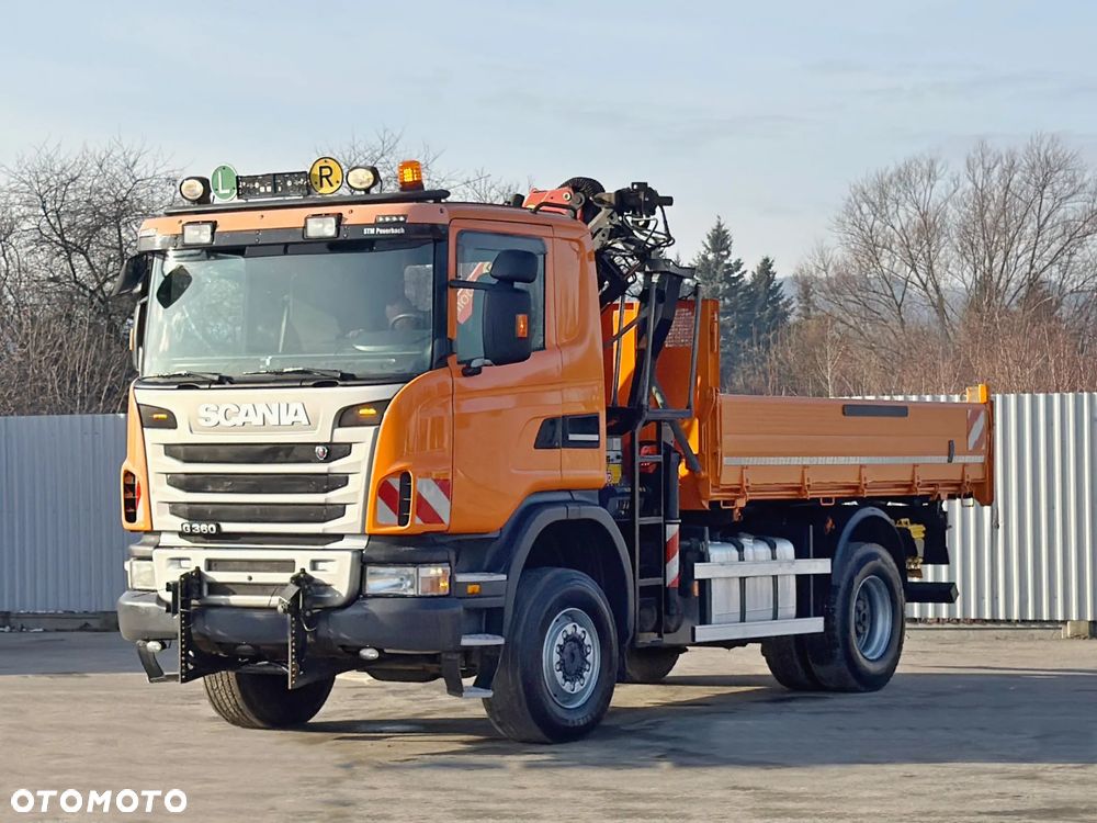 Scania G 360 * PALFINGER PK 11002 * BORDMATIC * STAN BDB / 4x4 - 4