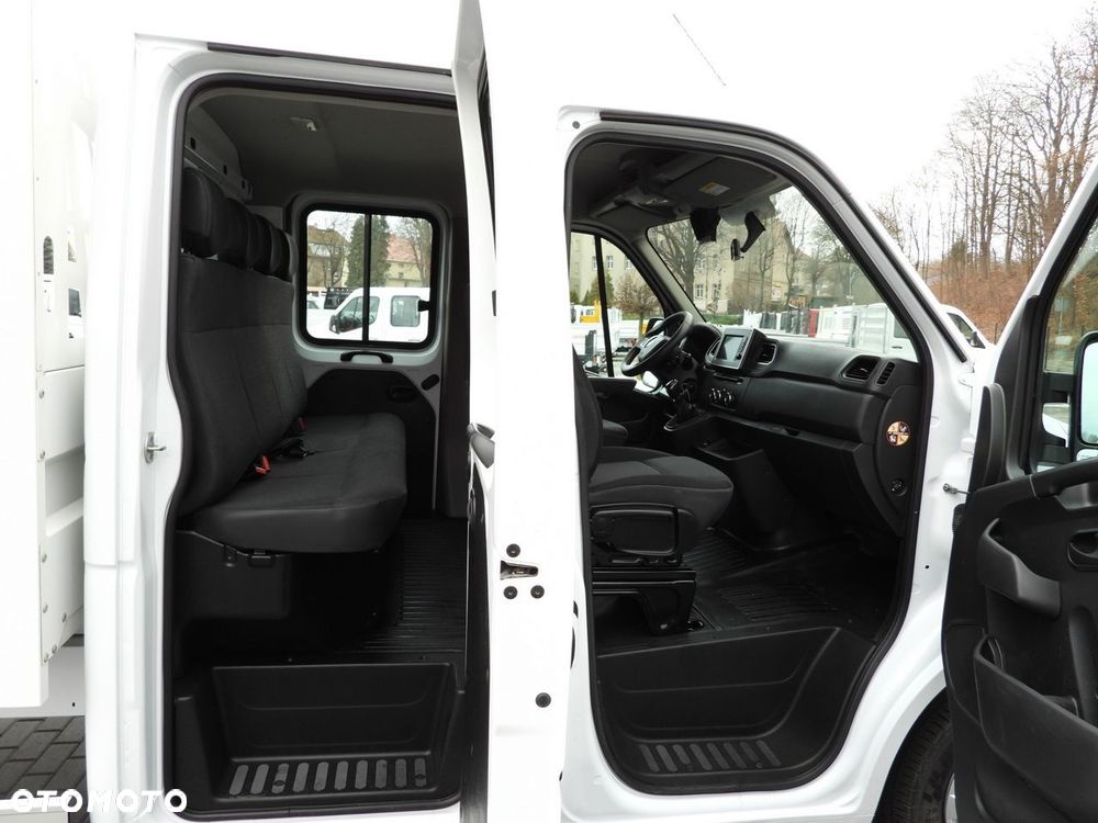 Renault MASTER SKRZYNIA PODWÓJNA KABINA DOKA 6 MIEJSC TEMPOMAT NAWIGACJA LEDY KLIMATYZACJA  150KM - 35