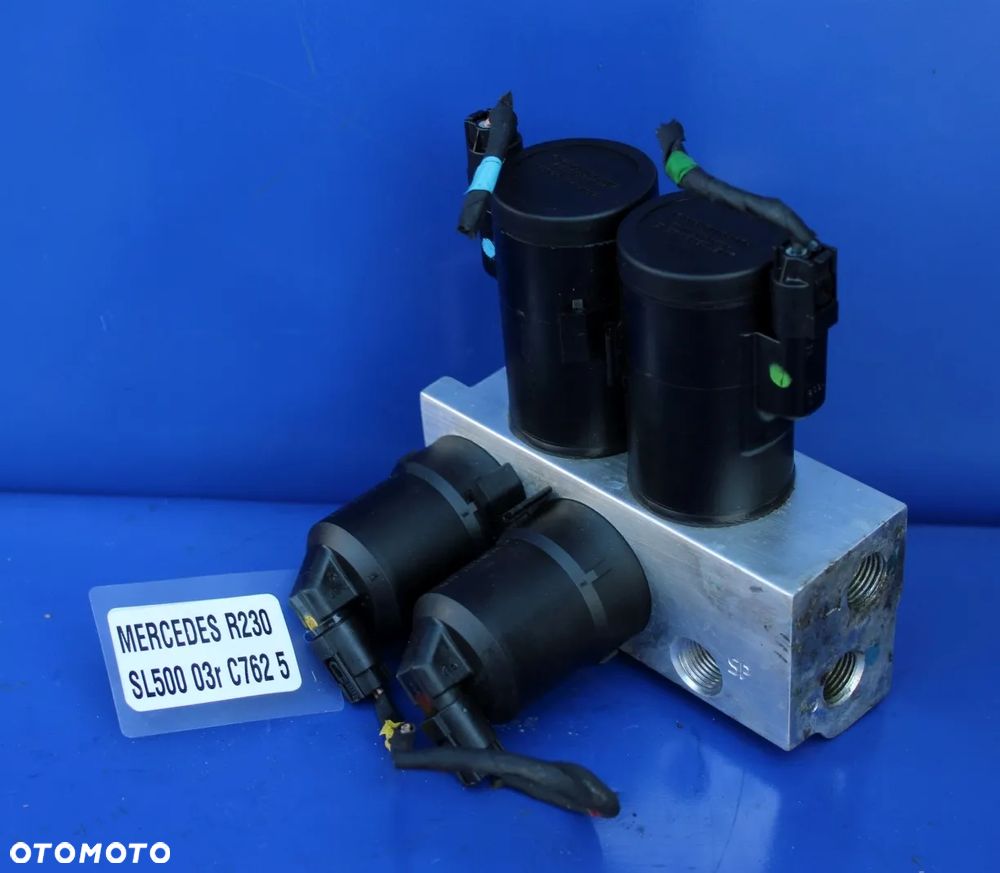 Blok zaworów ABC przód tył OE Mercedes SL R230 W230 SL500 W215 A2203200358 - 11