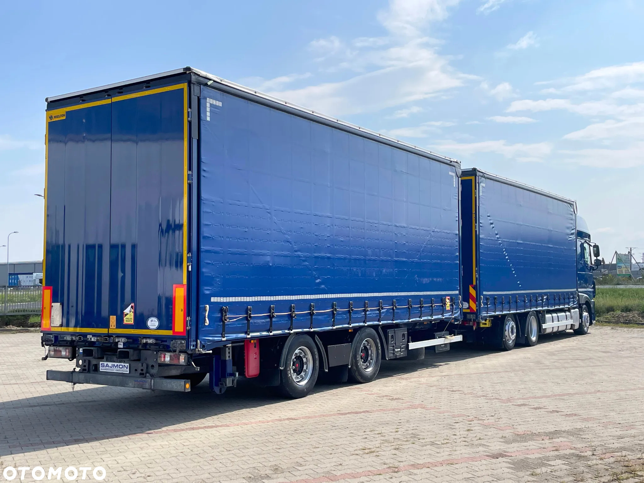 DAF XF 480 / ZESTAW TANDEM 120 M3 / PRZEJAZDOWY / 7,75 M + 7,75 M / SALON PL - 3