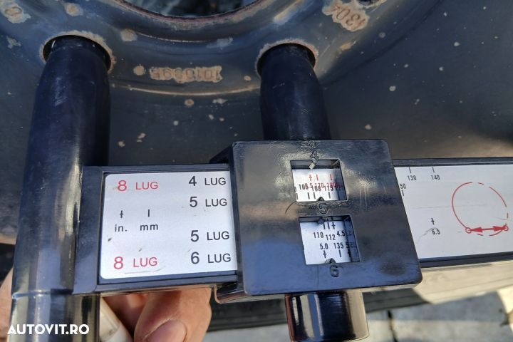 Jante tabla cu anvelope 16 - set 225/60 R16 61/2JX16H2  ET50 225/60 R - 8