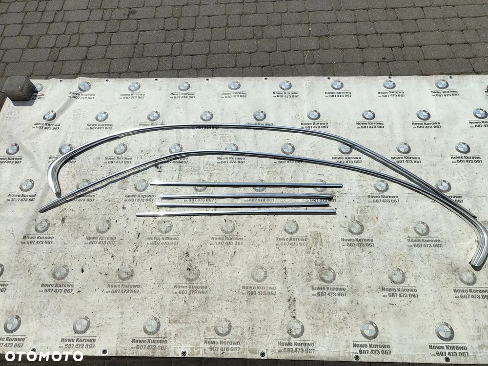 BMW E46 sedan listwy karoseryjne zgarniające chrom komplet - 4