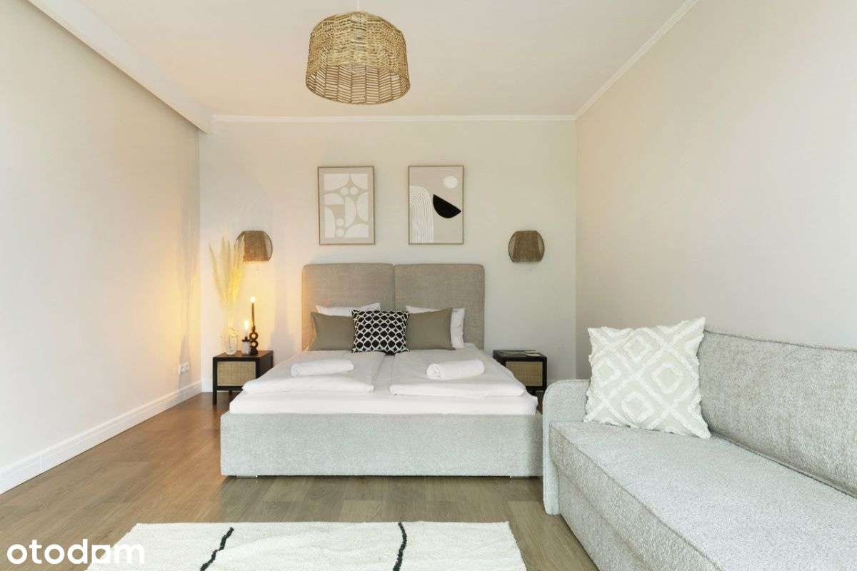 3 pokoje | 2 sypialnie | Balkon | 450 m od plaży