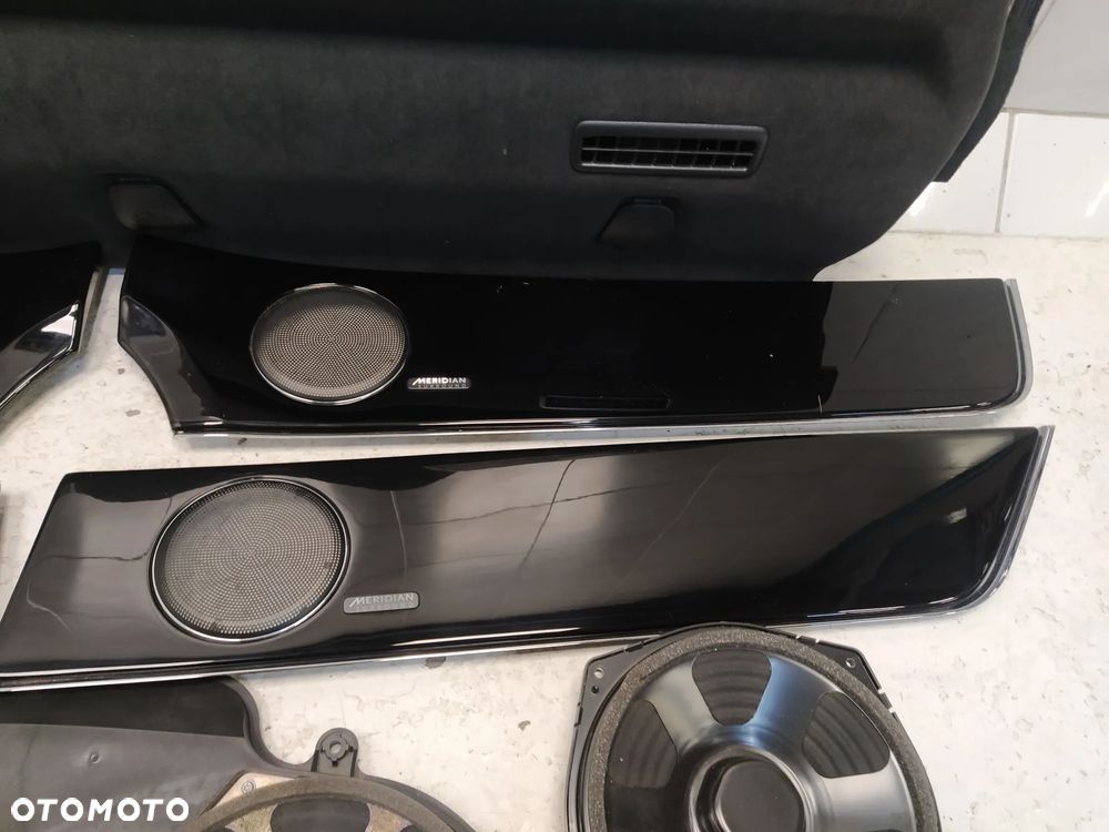 JAGUAR XJR XJ-R X351 ZESTAW GŁOŚNIKÓW NAGŁOŚNIENIA PRZÓD TYŁ LEWA PRAWA W DRZWI PÓŁKA TYLNA MERIDIAN SURROUND KOMPLET ORYGINAŁ - 10