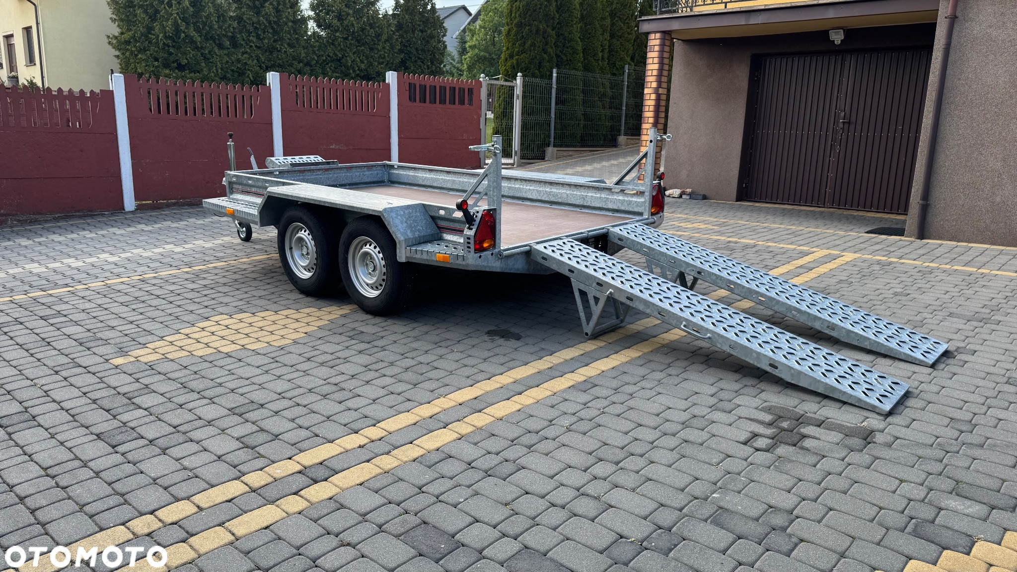 TA-NO T4A / NOWA / laweta / przyczepa pod minikoparkę / DMC 2700 KG / rok 2020 / dwuosiowa / - 6