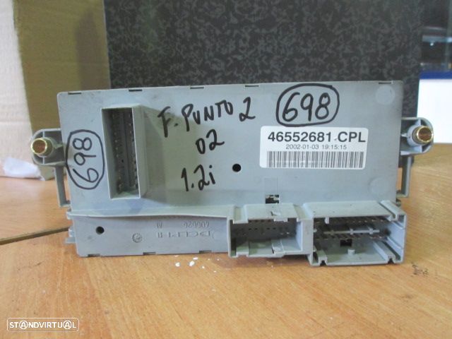 Caixa Fusiveis 46812228NPL 46552681CPL FIAT PUNTO 2 2002 1.2I DELPHI FIAT PUNTO 2001 1.2 60CV 5P AZUL DELPHI - 1