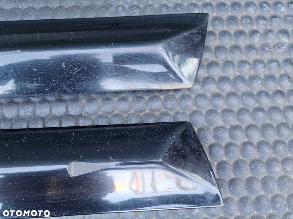 Listwa Listwy Drzwi S-Line Dolne Czarne Komplet Audi A4 B6 B7 Oryginalne - 14