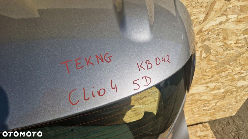 RENAULT CLIO 4 IV KLAPA TYŁ BAGAŻNIKA KOMPLETNA HB KOD LAK TEKNG - 6