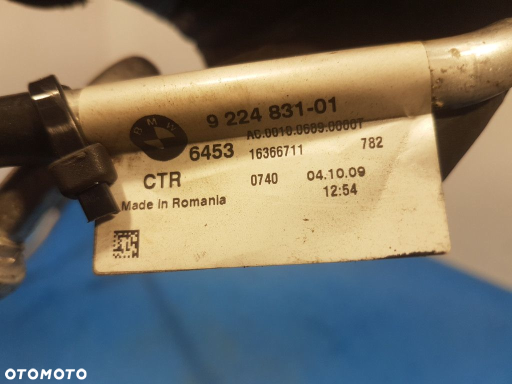 BMW E81 LIFT 2.0 16V N43 PRZEWÓD KLIMATYZACJI 9224831 - 5
