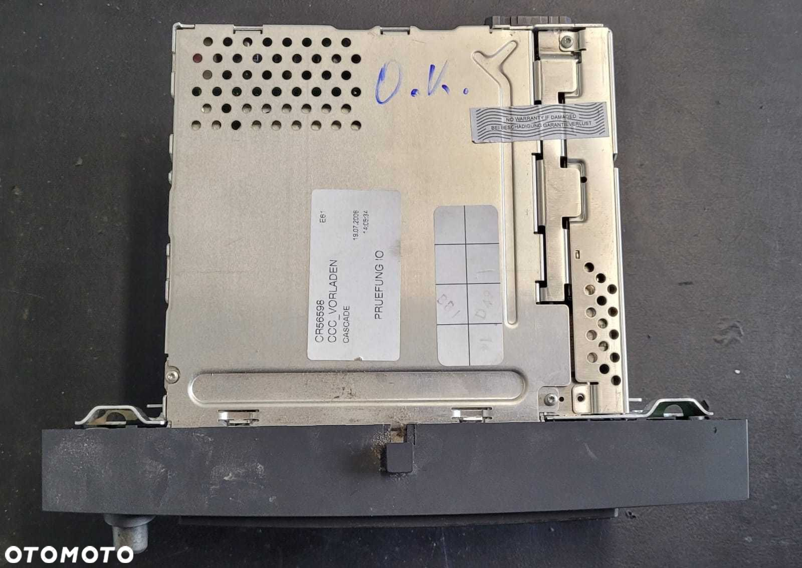 Czytnik nawigacji radio CCC DVD BMW 5 E60 E61 f vat - 5