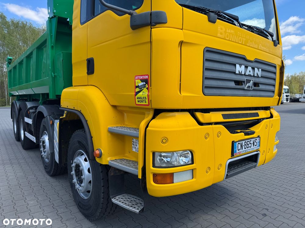 MAN TGA 35.430 8x4 MEILLER HYDROBURTA ładne i zadbane - 10