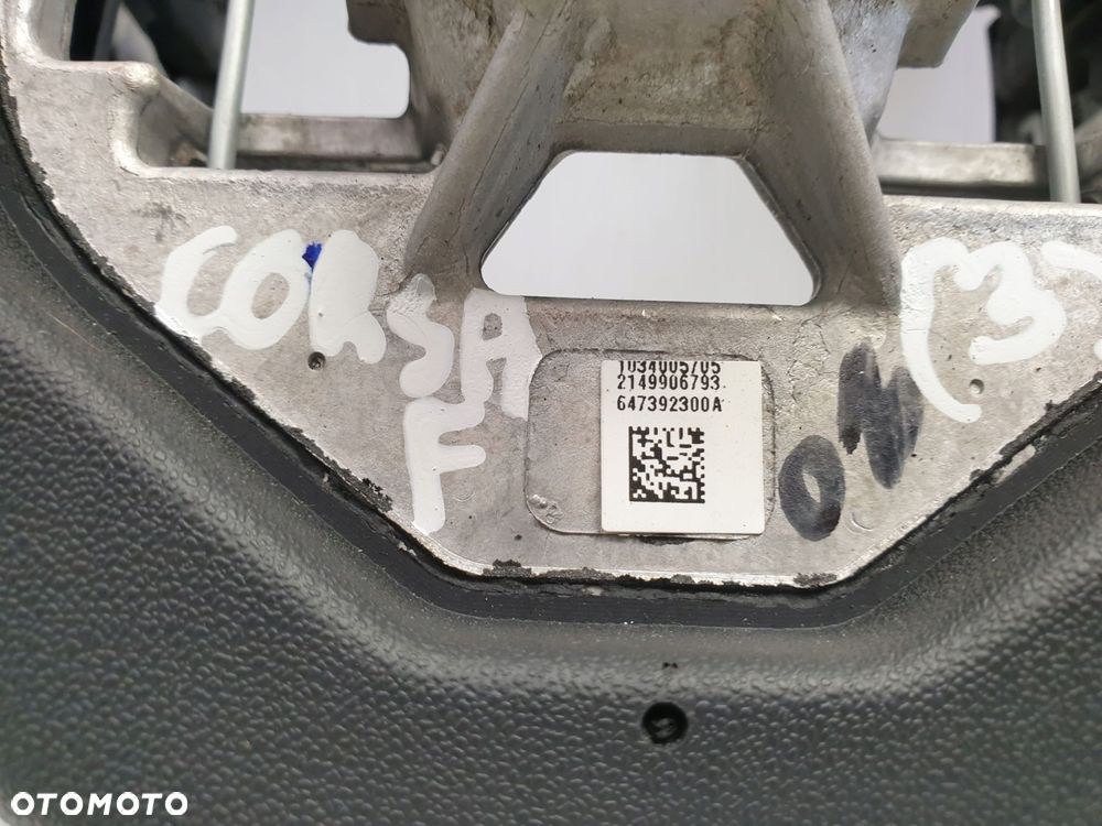 Opel Corsa F SKÓRZANA KIEROWNICA Multifunkcyjna - 10