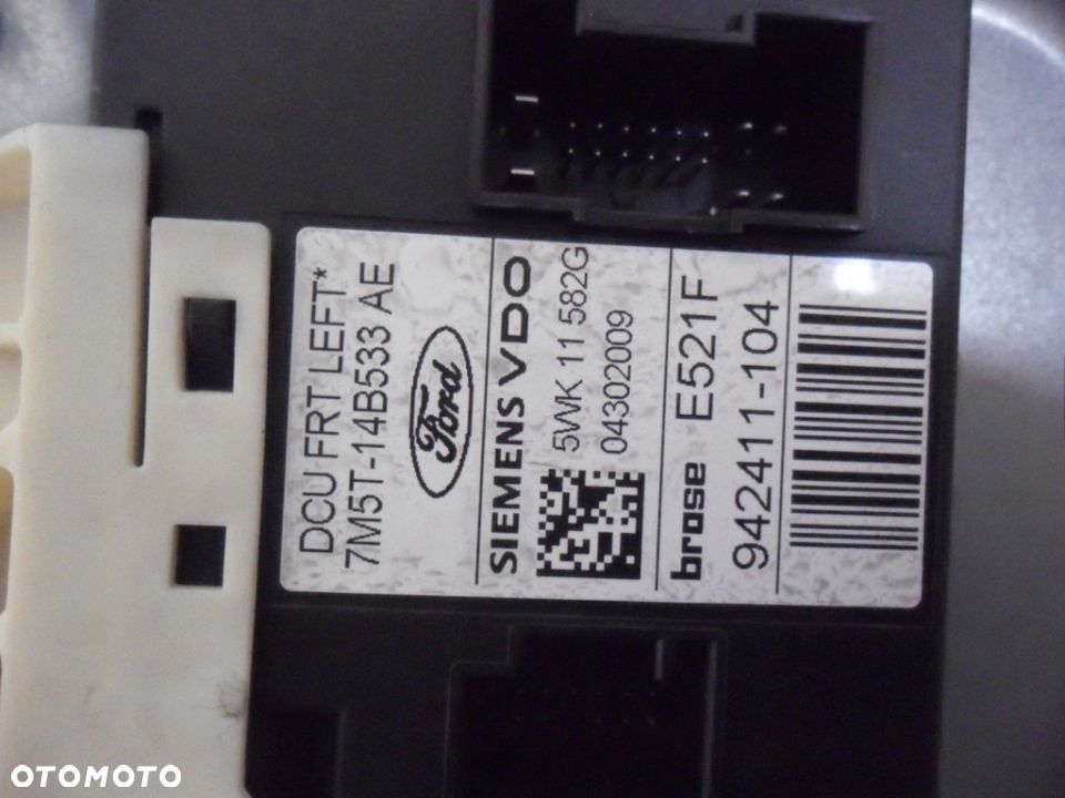 FORD FOCUS MK2 LIFT KOMBI 07-11 2009r PODNOŚNIK SZYB PRAWY PRZÓD - 5