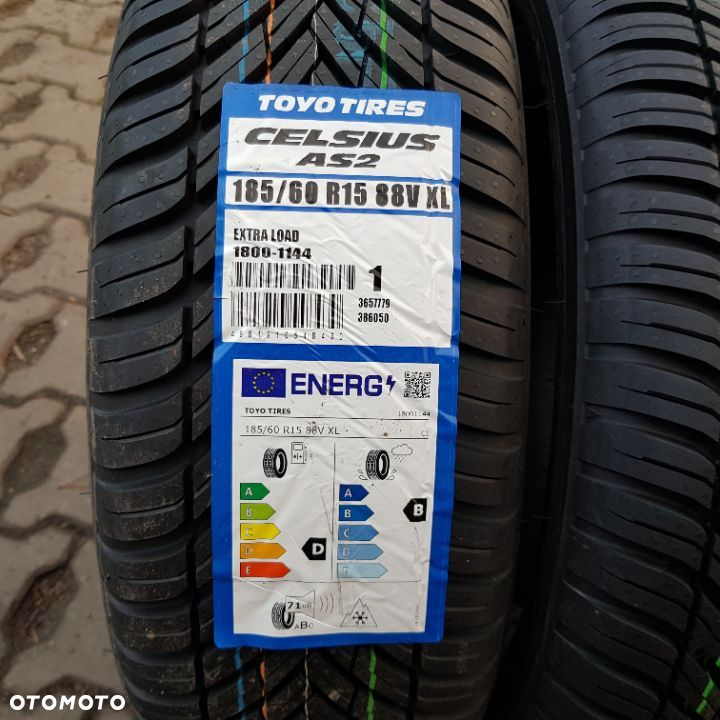 4x 185/60R15 Toyo Celsius AS2 Nowy komplet opon całorocznych Poznań - 2