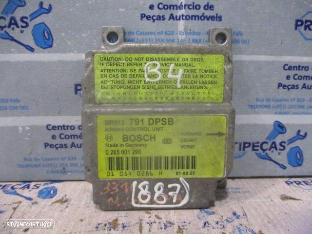 Modulo Airbag MR913791 0285001290 MITSUBISHI CARISMA HATCHBACK FASE 2 2001 1.9 DID 115CV 5P PRETO - 1