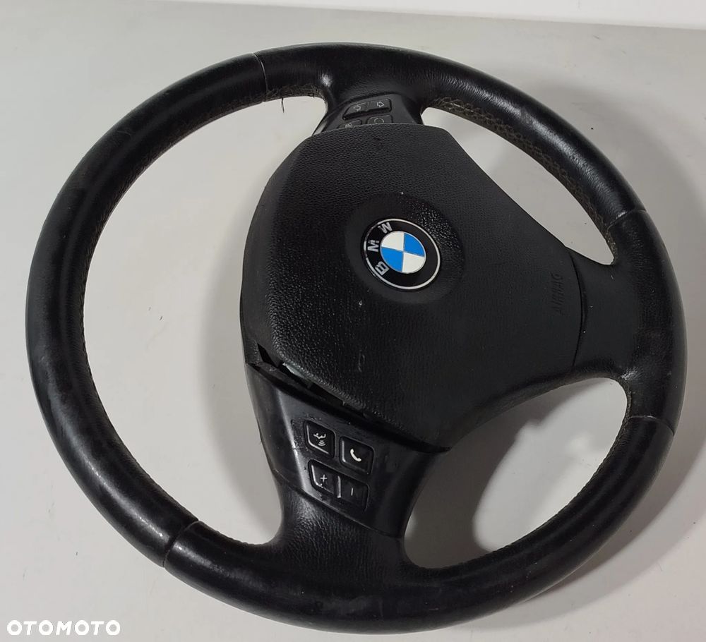 kierownica airbag skóra BMW 3 E90 05-11 - 4