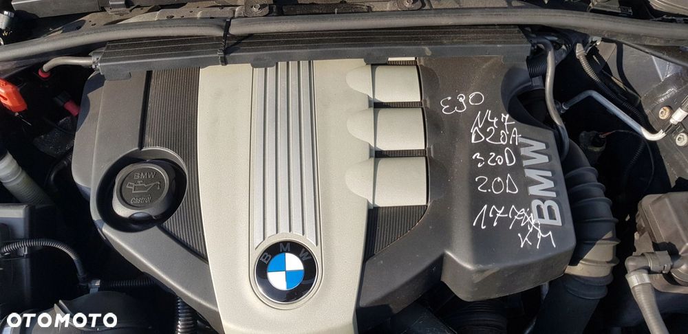 SILNIK SŁUPEK BMW N47D20A N47D20C N47 2.0D E90 E87 E60 177KM W AUCIE