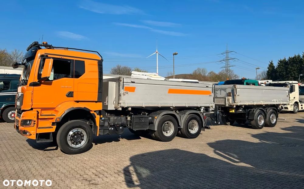 MAN TGS 26.510 6x4 + Przyczepa Kempf 3-Stronny Wywrot | 510 KM | Automat | - 4