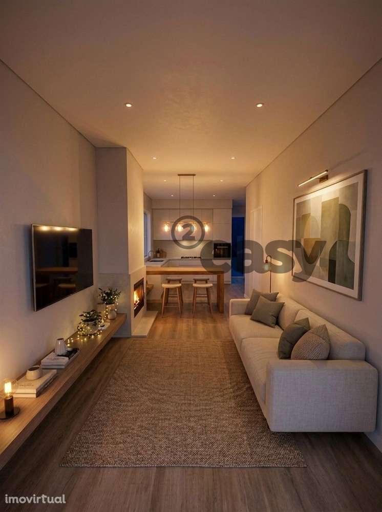 MORADIA T2 EM REMODELAÇÃO TOTAL COM PROJETO MODERNO, PÁTIO E PISCINA - Grande imagem: 4/10