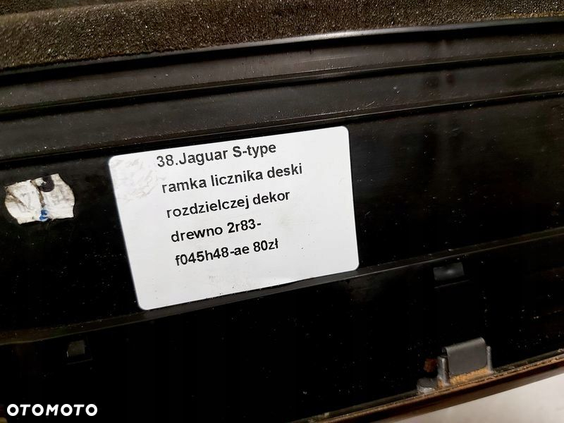 JAGUAR S-TYPE RAMKA LICZNIKA DESKI DEKOR DREWNO - 5