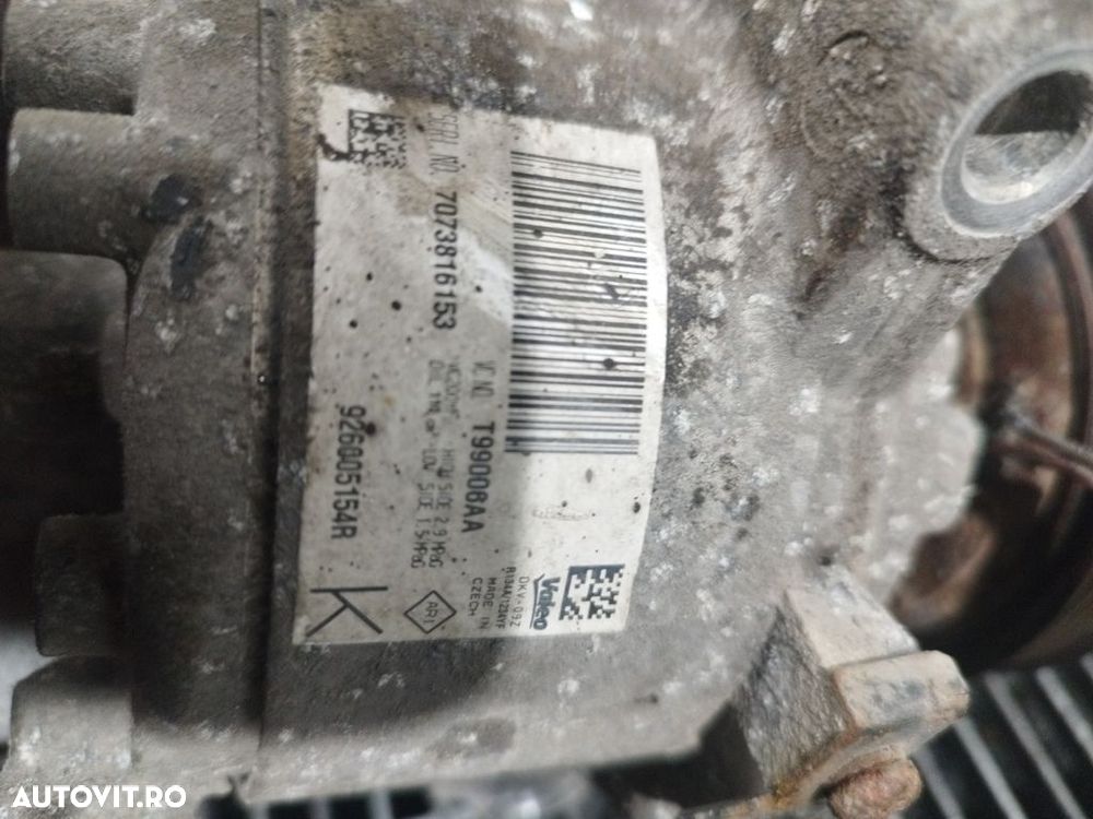 Compresor clima Dacia Duster Facelift 1.5 Dci 2014 - 2017 K9K (1125) 926005454R - 4