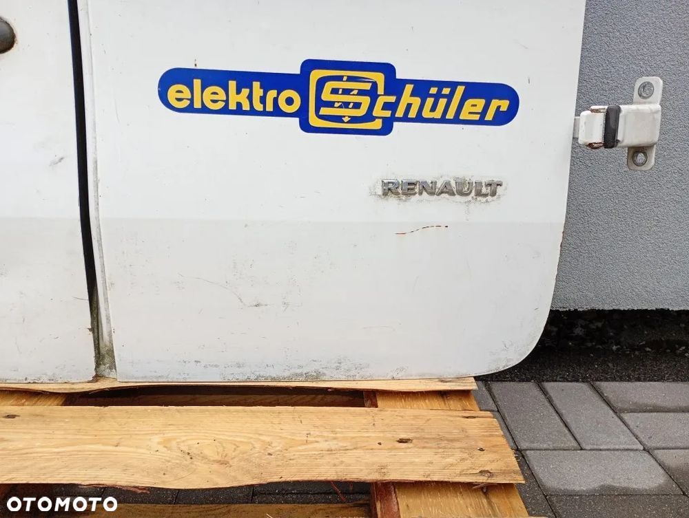 drzwi tylne prawe tył kompletne renault kangoo ii iii 2008-2021 białe - 4