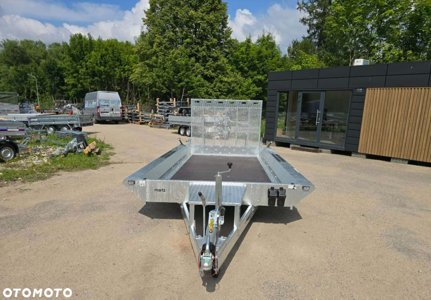 Martz Przyczepa do przewozu minikoparki Martz Bau 3 3500 kg 400 x 183 cm - 2