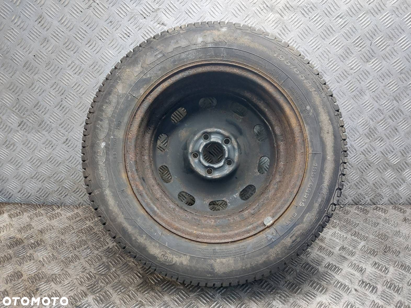 KOŁO FELGA OPONA ZAPAS 5X100 195/65R15 GOLF IV OCTAVIA I A3 8L LEON I - 7