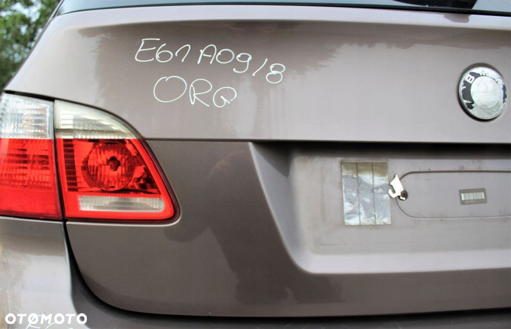 KLAPA TYŁ TYLNA BMW E61 A09 AMETHYSTGRAU ORYGINAŁ - 4