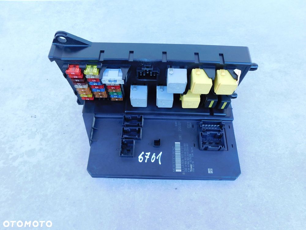 Sprinter 906 VW Crafter moduł SAM kaseta BSI bezpieczników 6701