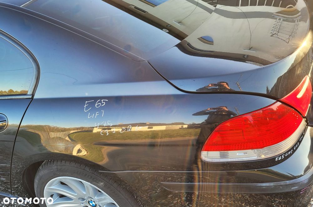 ĆWIARTKA BŁOTNIK LEWY TYŁ TYLNY BMW E65 E66 LIFT 475 BLACKSAPPHIRE ORG LAKIER