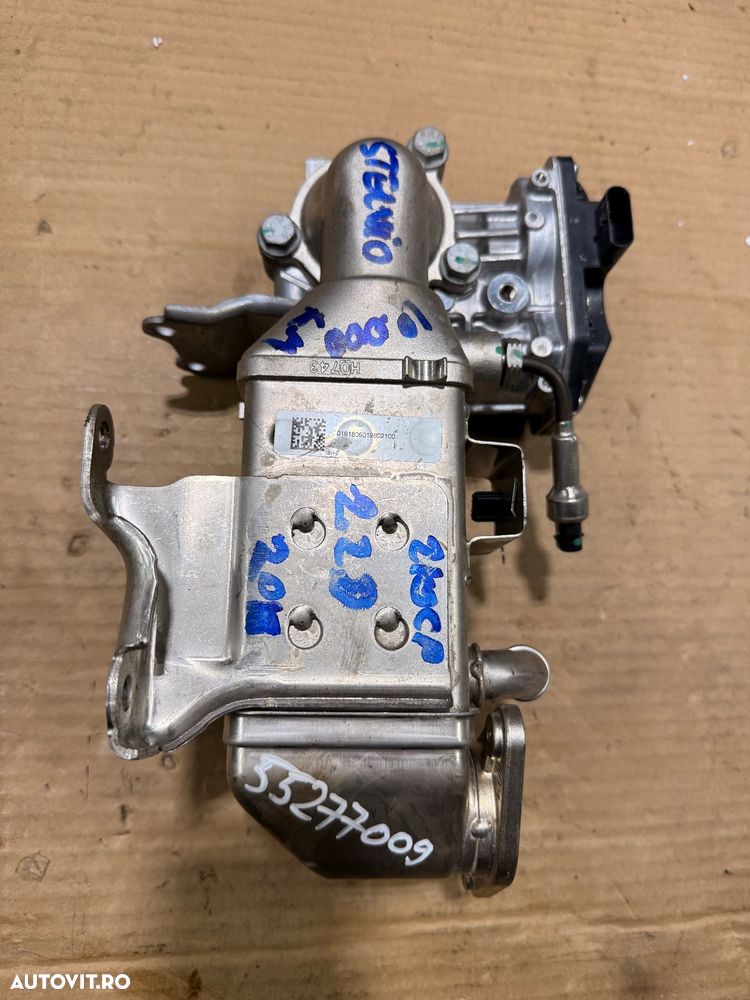 Valva EGR si racitor gaze ALFA ROMEO STELVIO 2.2 diesel an 2017-2024 cu 10.000 km cod 55277009 si 55277703 - 1