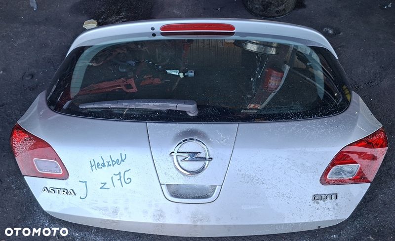 OPEL ASTRA J IV 13r HB KLAPA BAGAŻNIKA SZYBA TYŁ GOŁA Z176 - 1