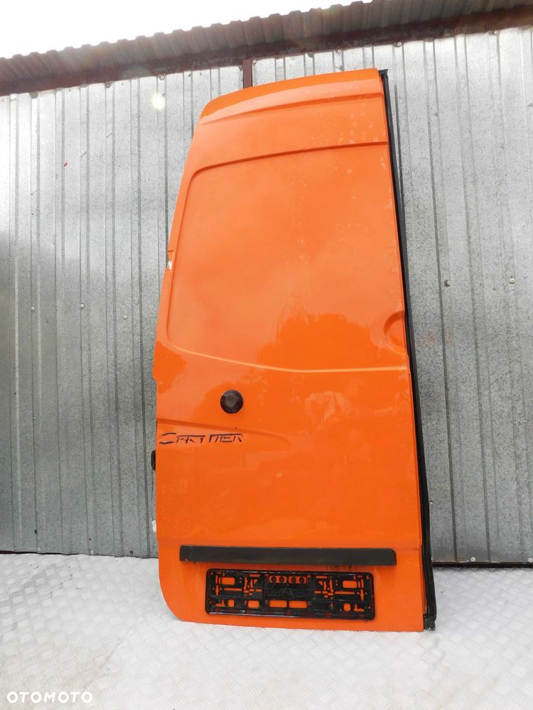 Drzwi Tylne Lewe Wysokie H2 Mercedes Sprinter W906 VW Crafter POMARAŃCZ OEM - 2