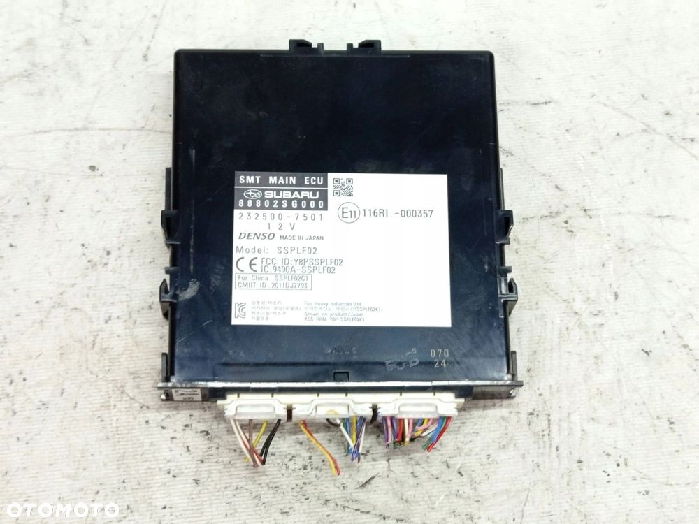 Subaru Forester IV moduł SMT MAIN ECU 88802SG000 - 1