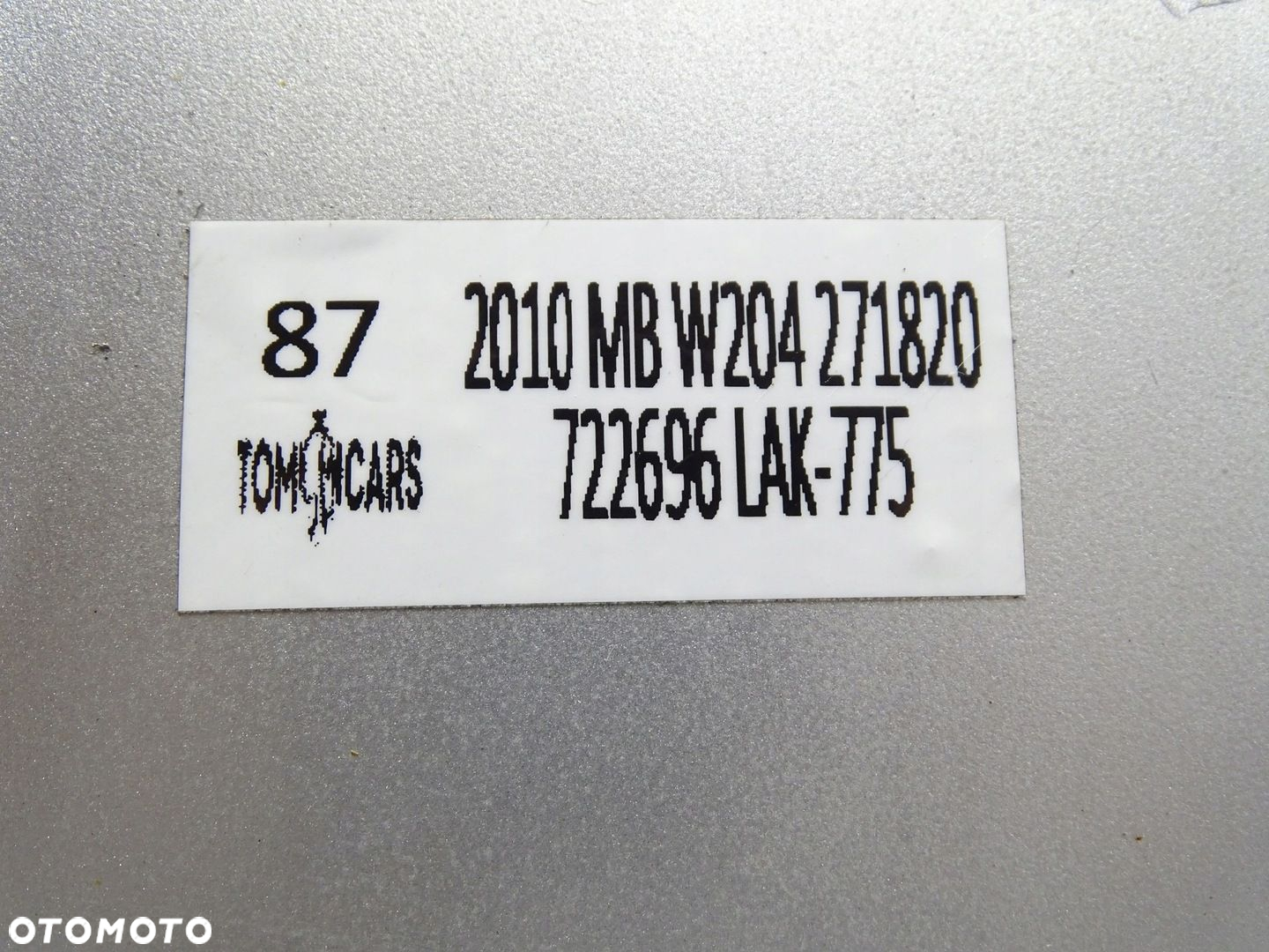 ZDERZAK PRZÓD PRZEDNI MERCEDES W204 AMG PDC 07-11r LAK 775 - 13