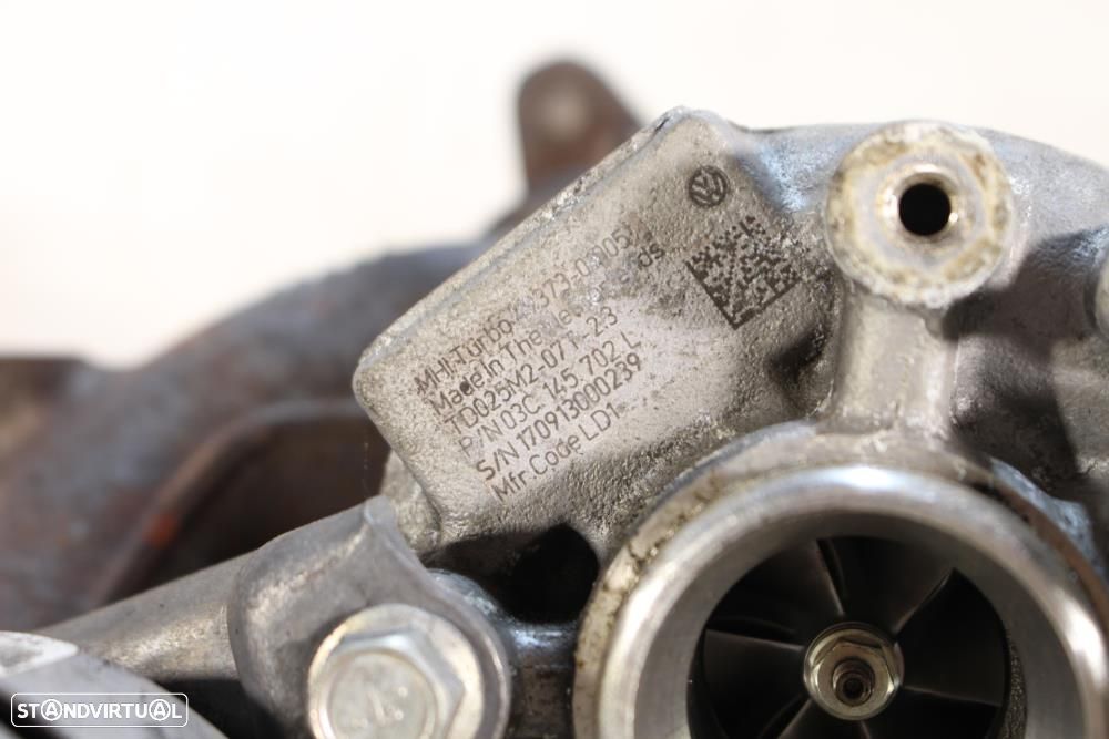 Turbo VAG 1.4 TSI CAX - 03C145702L / TD025M207T / 4937301005 - 3