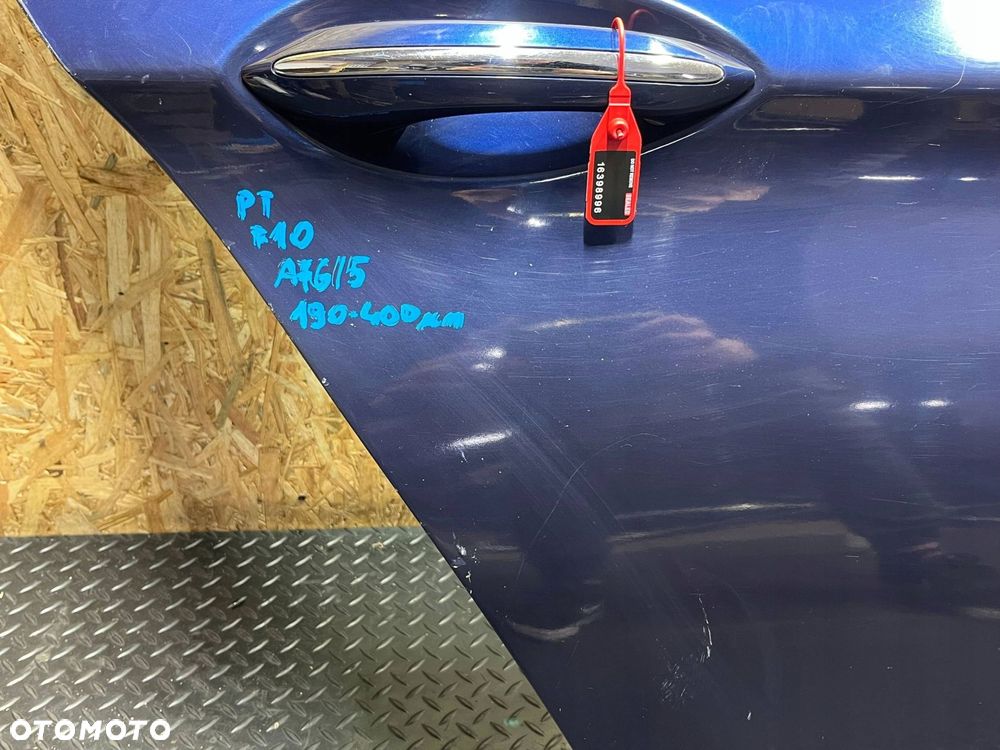bmw 5 f10 f11 2014 tył strona prawa drzwi tylne a76/5 tiefseeblau - 9
