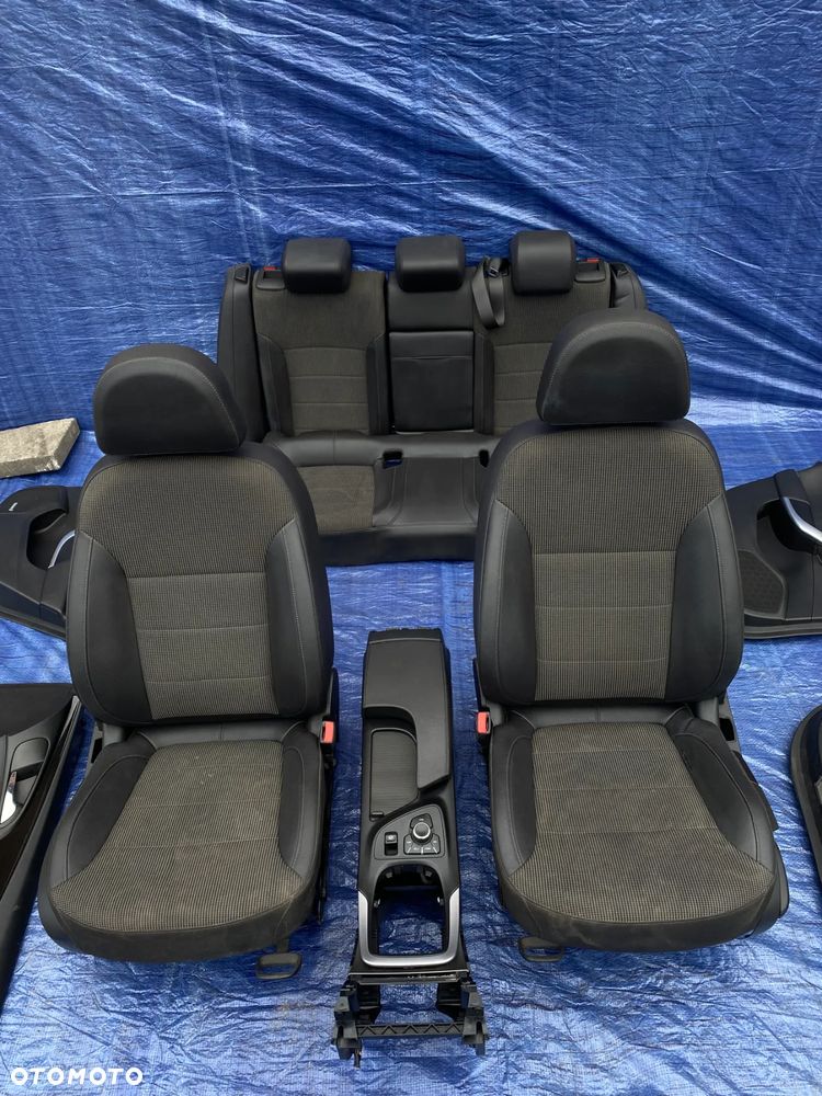 FOTEL FOTELE KANAPA BOCZKI PODŁOKIETNIK TUNEL WNĘTRZE KOMPLET PÓŁ SKÓRY OPEL INSIGNIA A SEDAN HATCHBACK KOMBI 2009-  EUROPA - 1